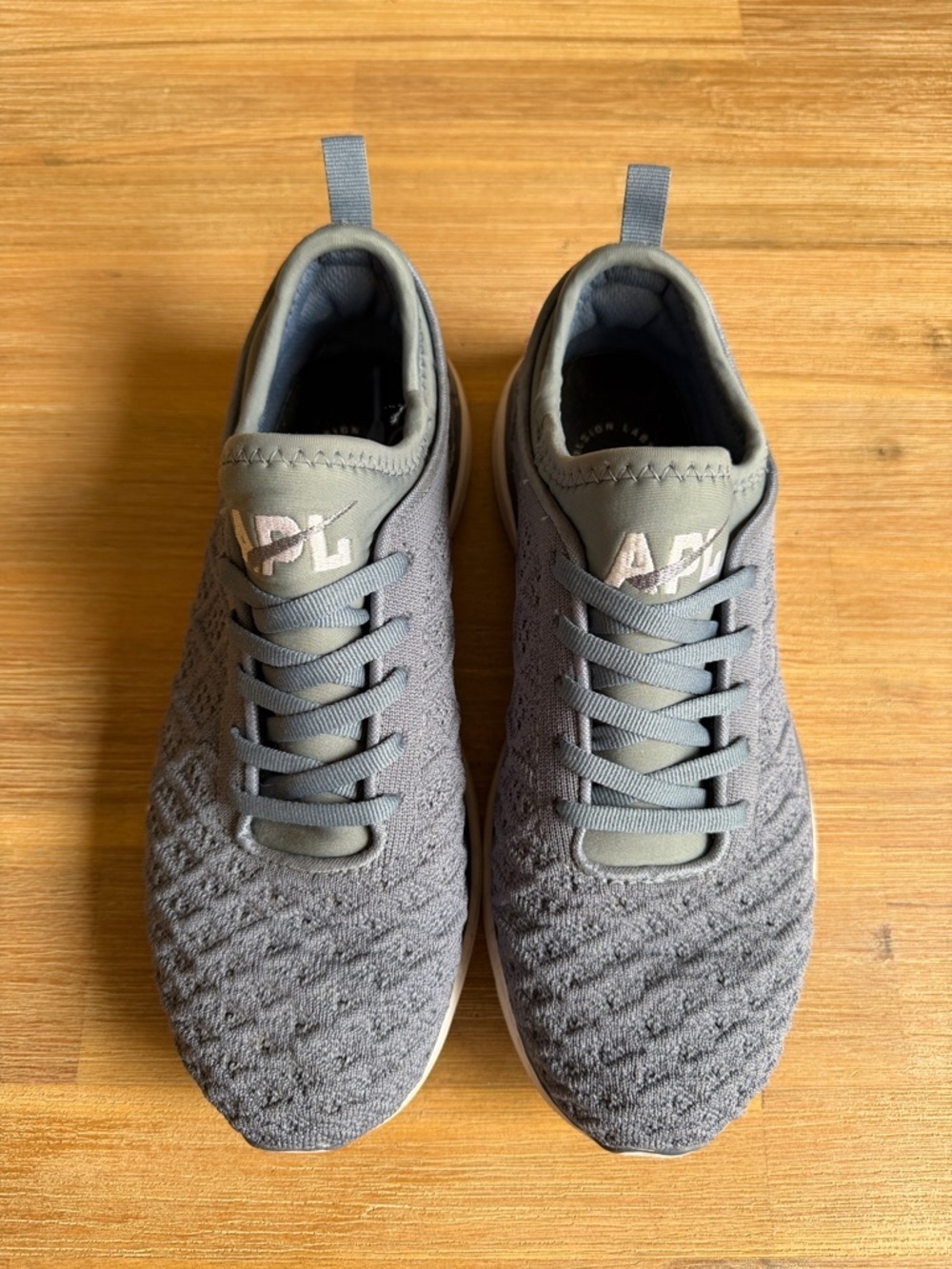 APL Women's Gray Knit Slip-On Athletic Sneakers - Picture 6 of 11